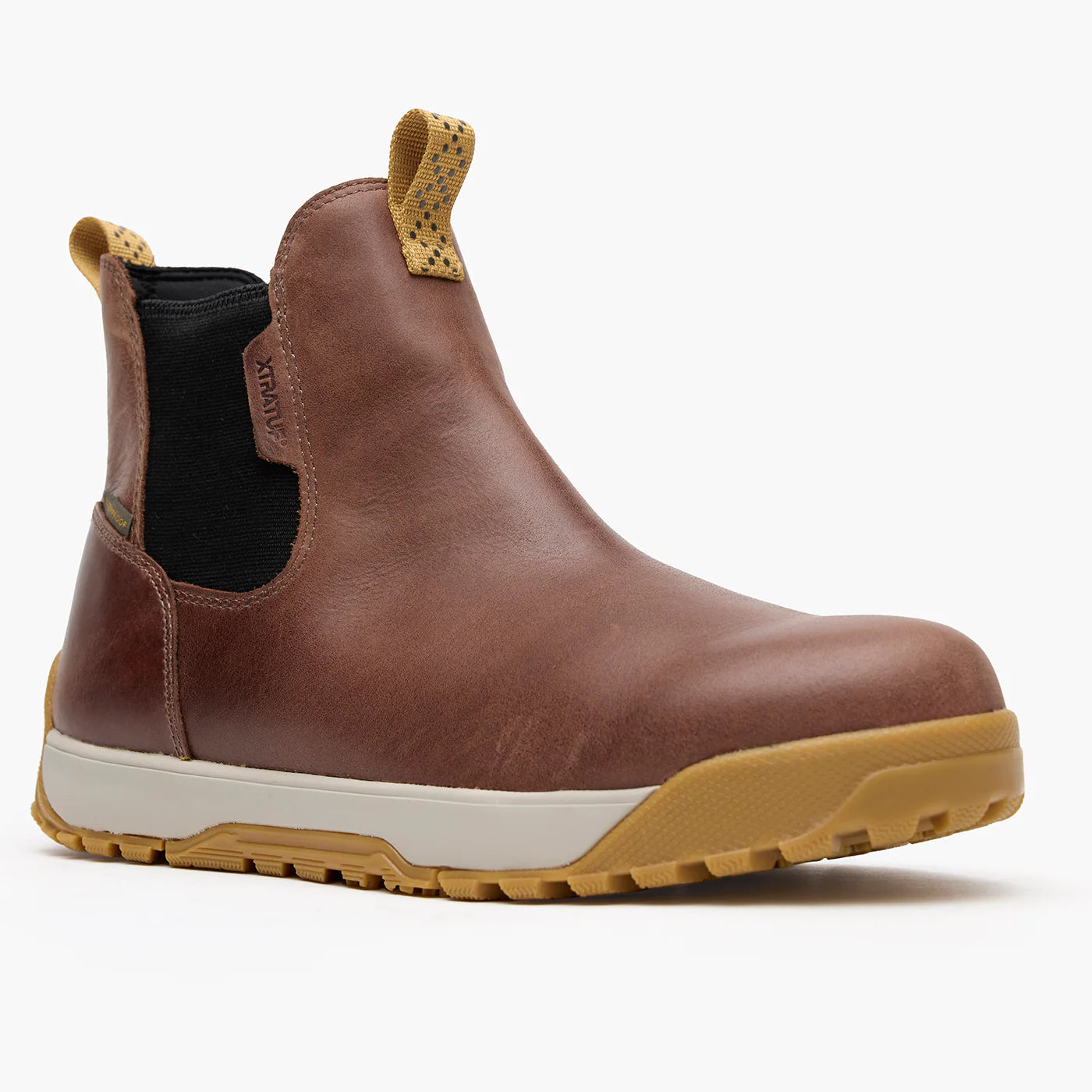 XTRATUFF Men's Waterproof Leather Ankle Deck Boot